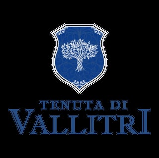 Tenuta di Vallitri logo with white tree emblem on blue shield